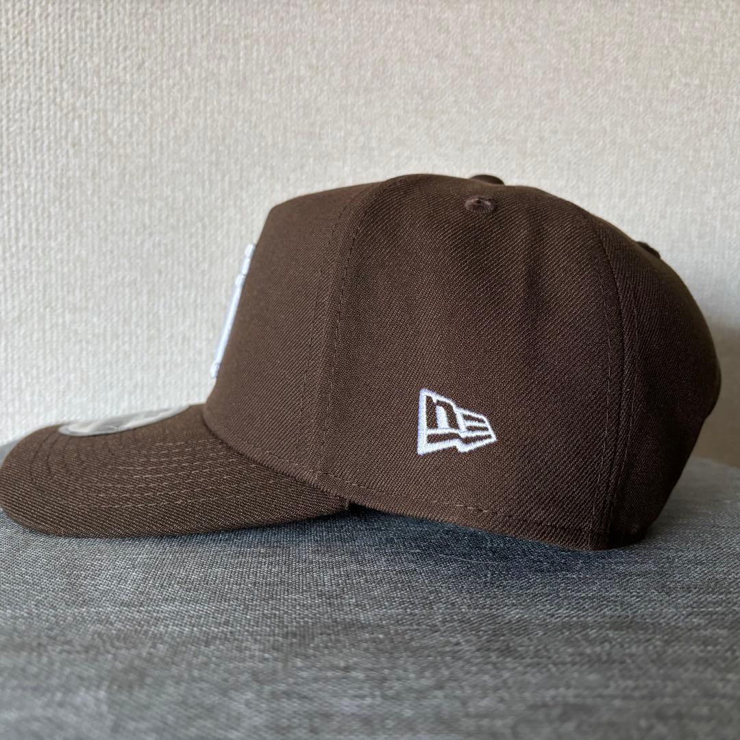 【海外限定】ニューエラ ロサンゼルスドジャース 9FORTY Aフレーム 茶色