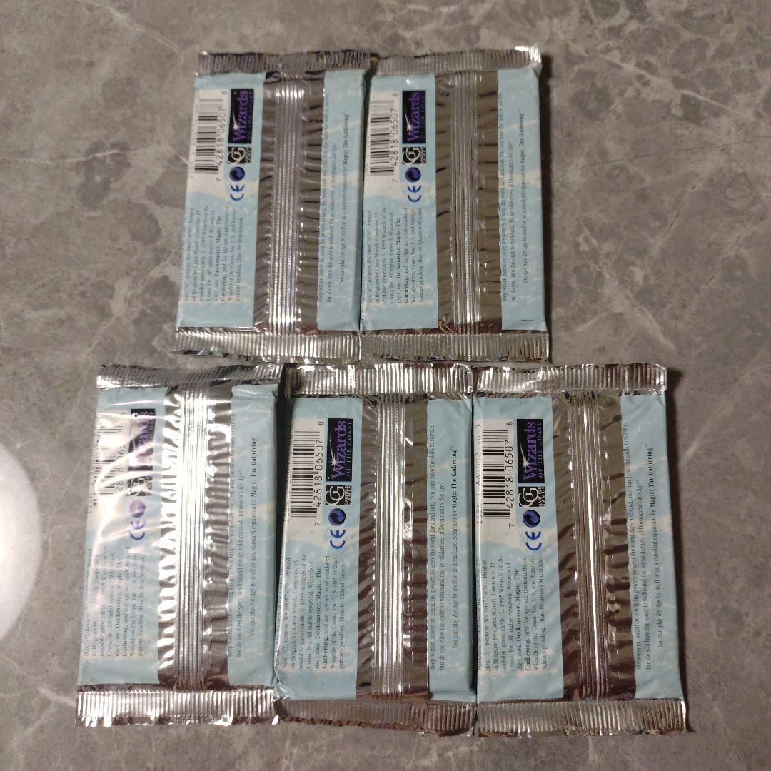 アイスエイジ　ICEAGE　MTG 未開封　ブースターパック５個セット①