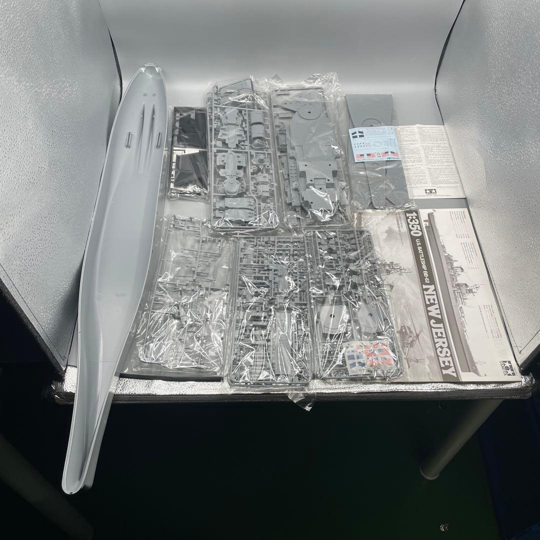 未組立 1/350 タミヤ アメリカ海軍戦艦 BB-62 ニュージャージー