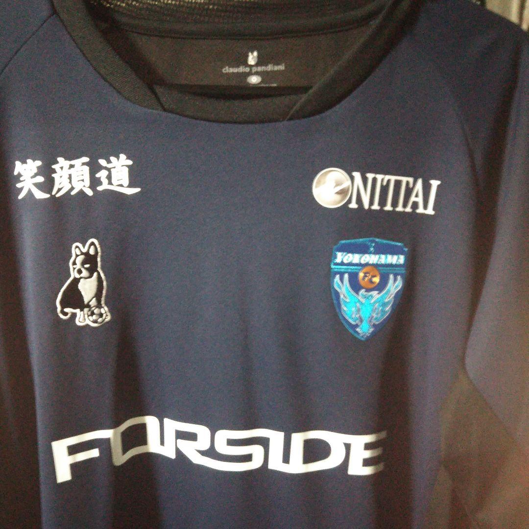 横浜FC トレーニングウェア ネイビー 長袖シャツ 練習着 選手着用モデル