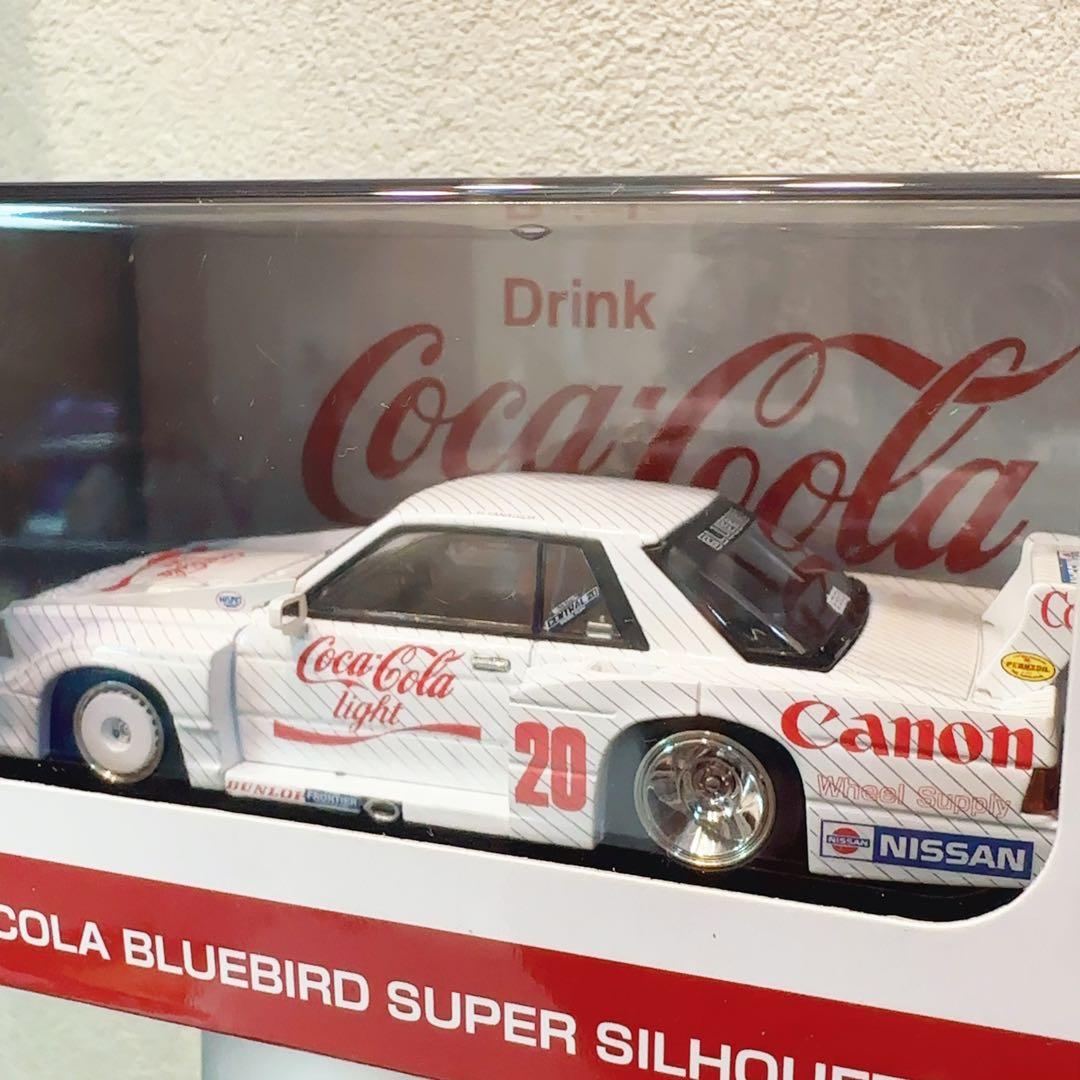新品未開封　トミーテック エブロ ニッサン コカコーラ ブルーバード シルエット