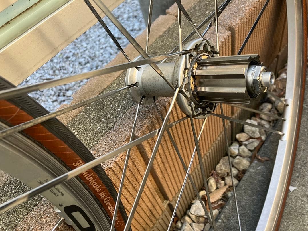 貴重　カンパニョーロ　ゾンダ　シルバーCampagnolo 完組ホイール 中古