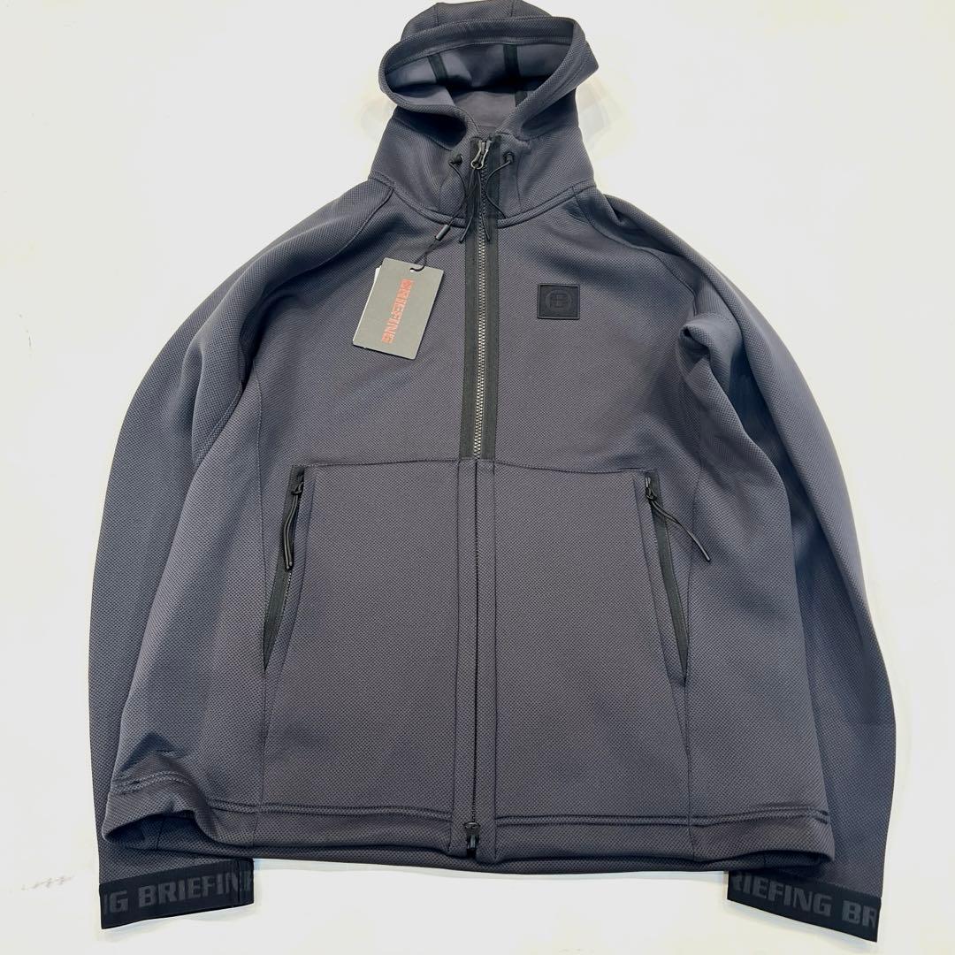 新品　BRIEFING MS CE LOGO TAPE PARKA グレーM