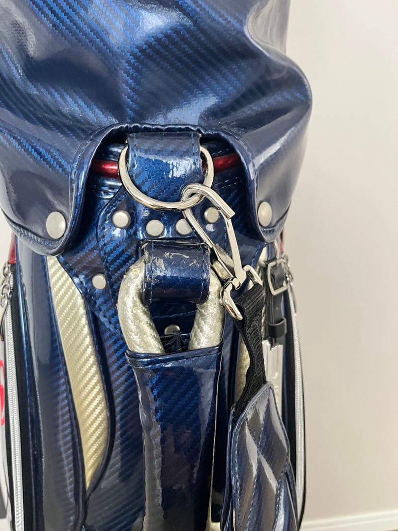 【中古】HONMA ゴルフバッグ・キャディバッグ ネイビー