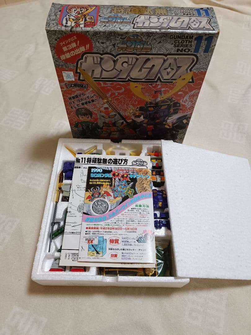 SDガンダム　ガンダムクロス　将頑駄無　シール未使用　完品