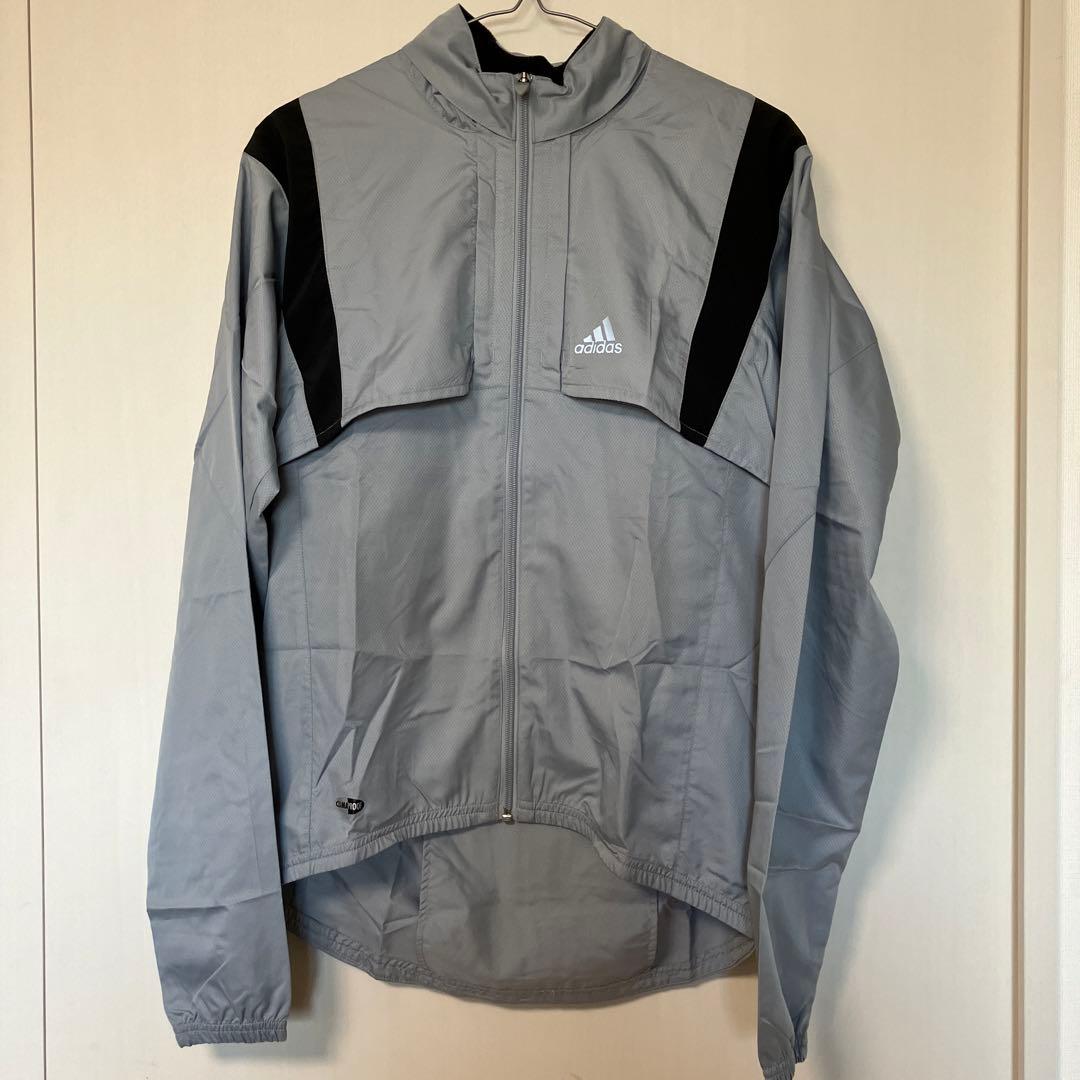 ビンテージ　00s adidas サイクリングジャケットサイズL 2way仕様