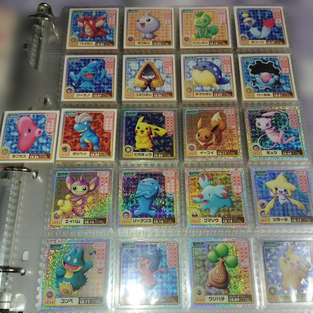 ポケモン　シールれつでんジュニア　フルコンプ　61種類　ポケキュン　シール烈伝