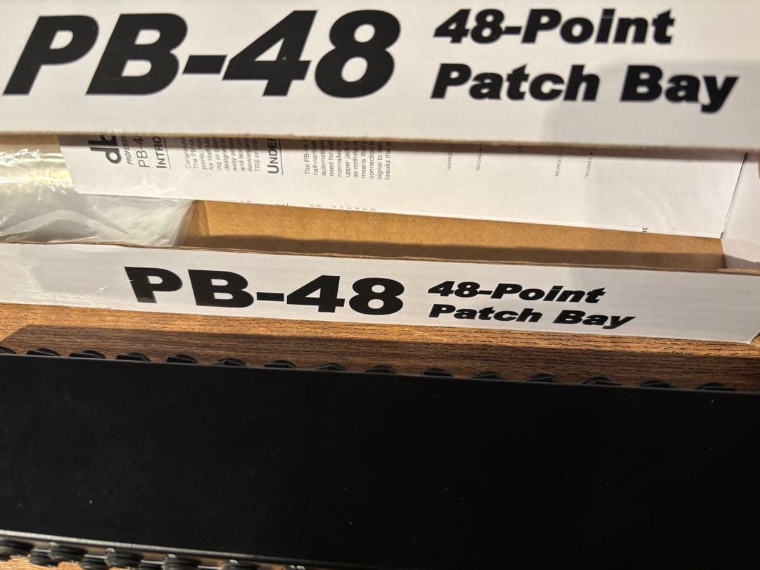 [美品］dbx PB-48 48-Point Patch Bay