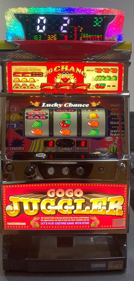 【送料込】ゴーゴージャグラー2 GOGO JUGGLER 実機　北電子