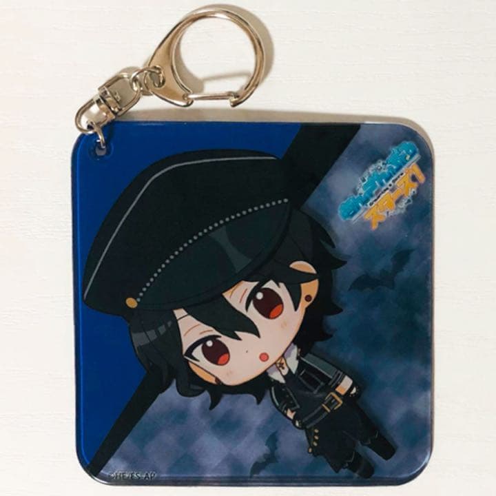 新品★あんスタ★カラ鉄【UNDEAD】ふにふにコースター型ストラップ★4点セット