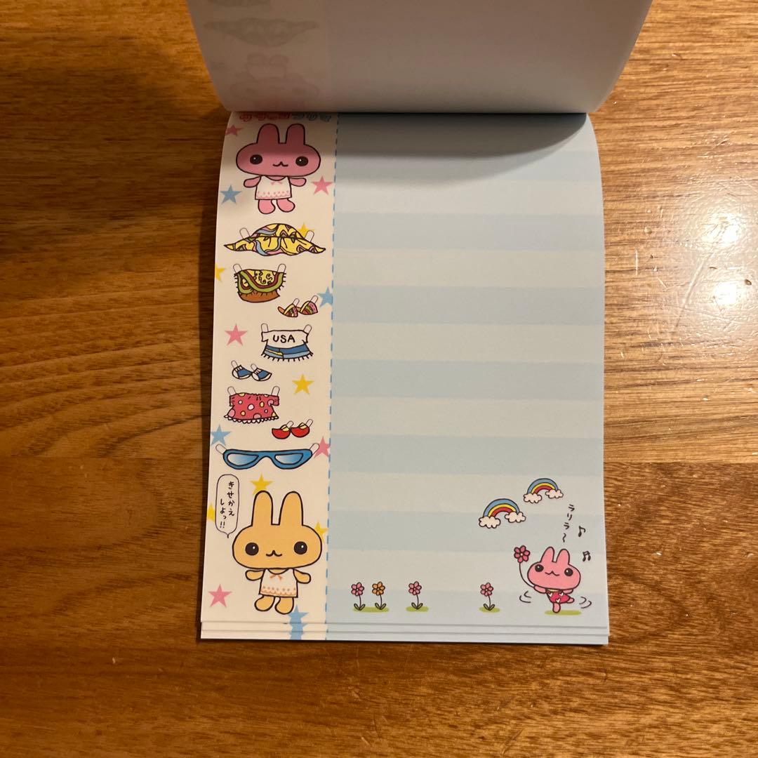 平成レトロ　メモ帳　サンエックス　ウサッコフリマ　2000年