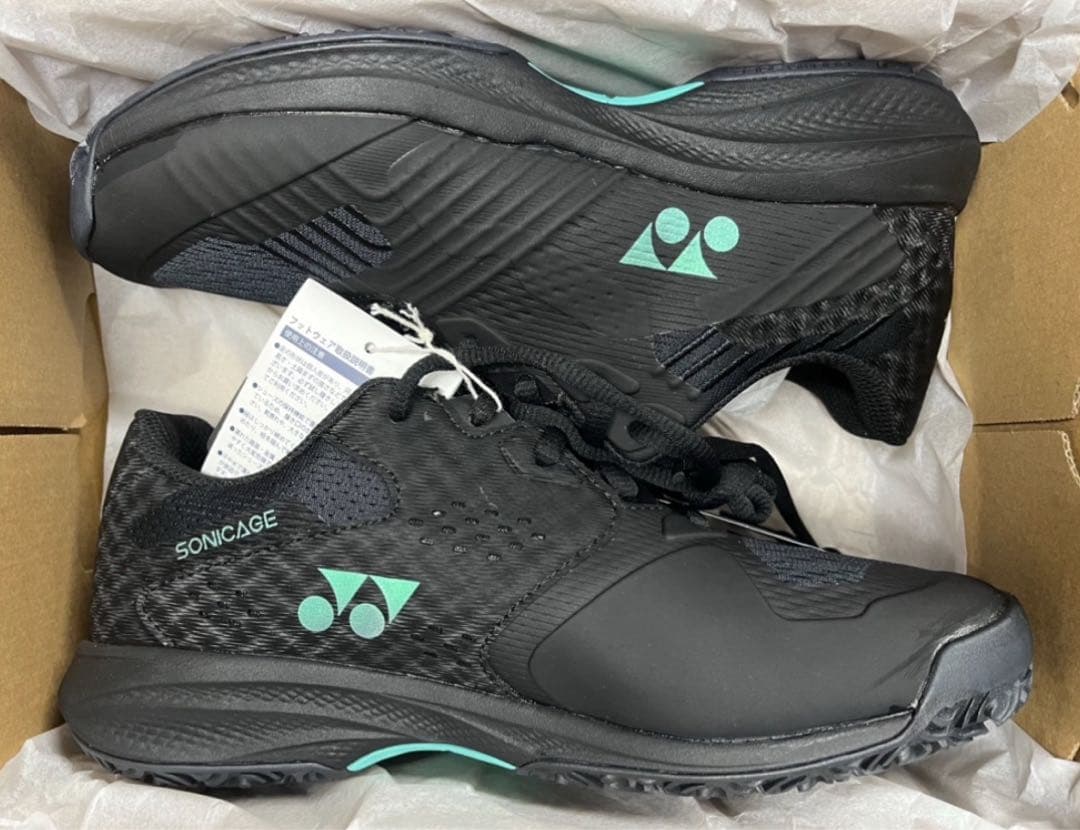 YONEXテニスシューズ クレー・砂入人工芝用 4E wide 007 25.0