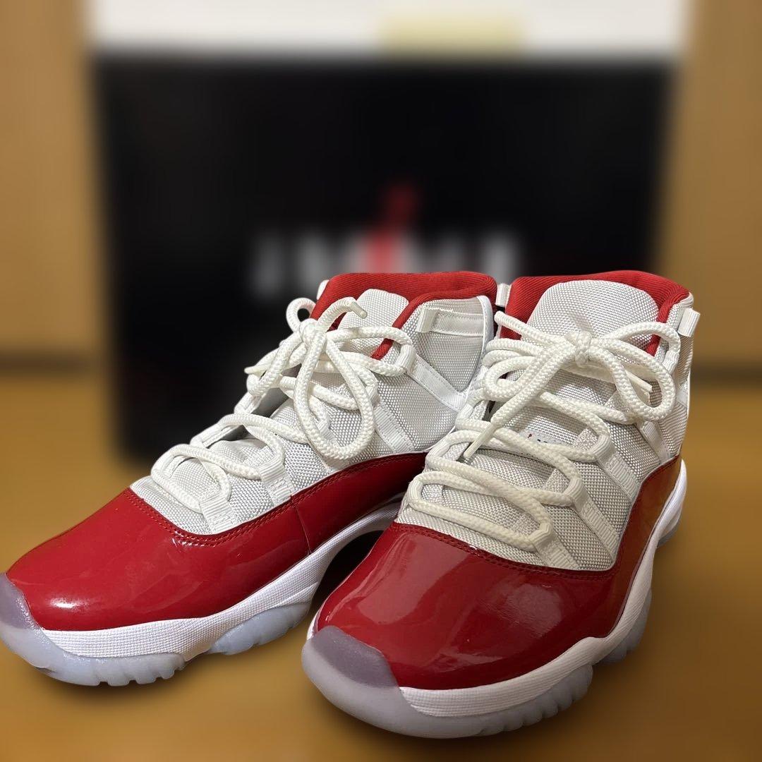 シューズ(男性用) AIR JORDAN 11 retro 28.0cm varsity red