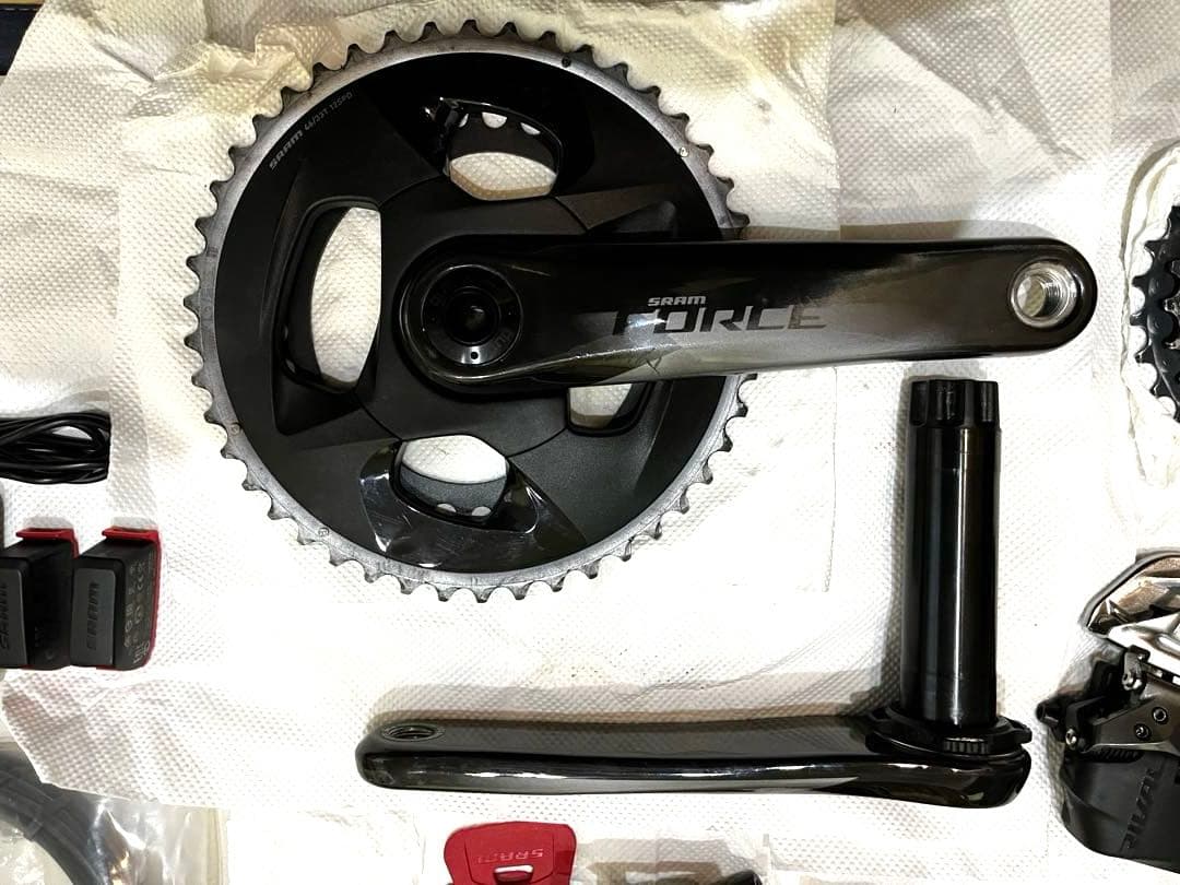 sram etap 12S グループセット　クランクセットとカセットはforce
