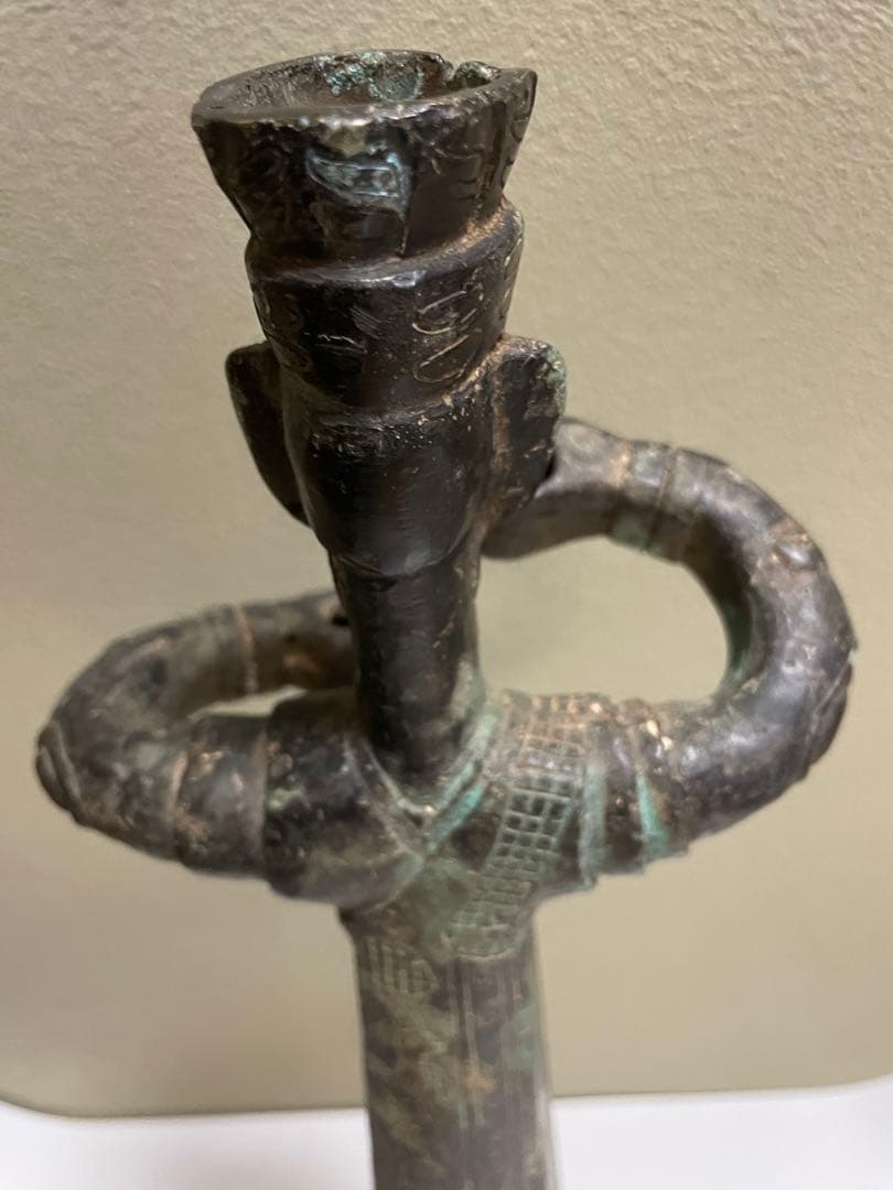 古青銅器　人物　希少