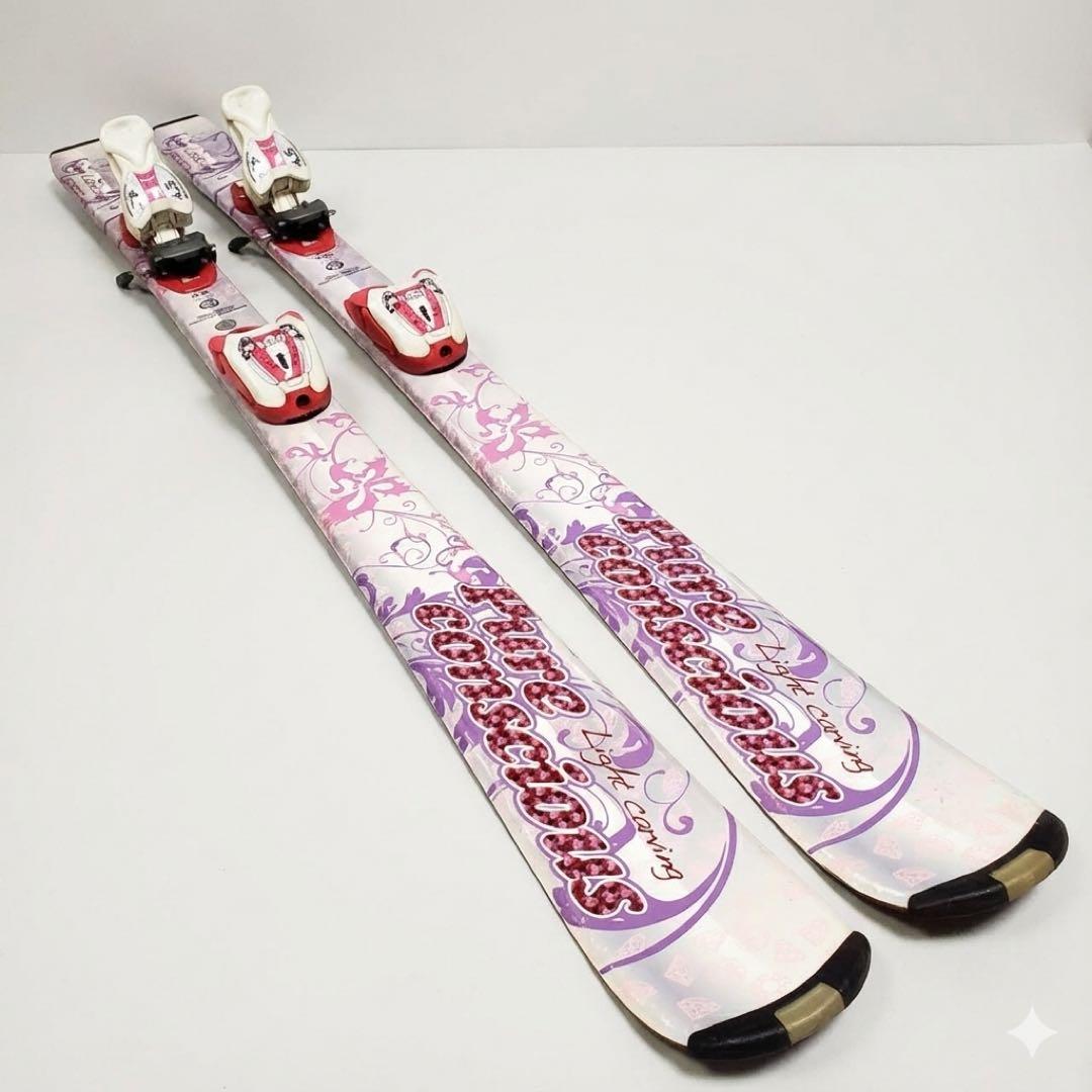 【スキー4点セット】Pure Conscious 130cm HELD 20cm