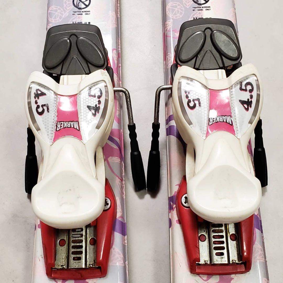 【スキー4点セット】Pure Conscious 130cm HELD 20cm