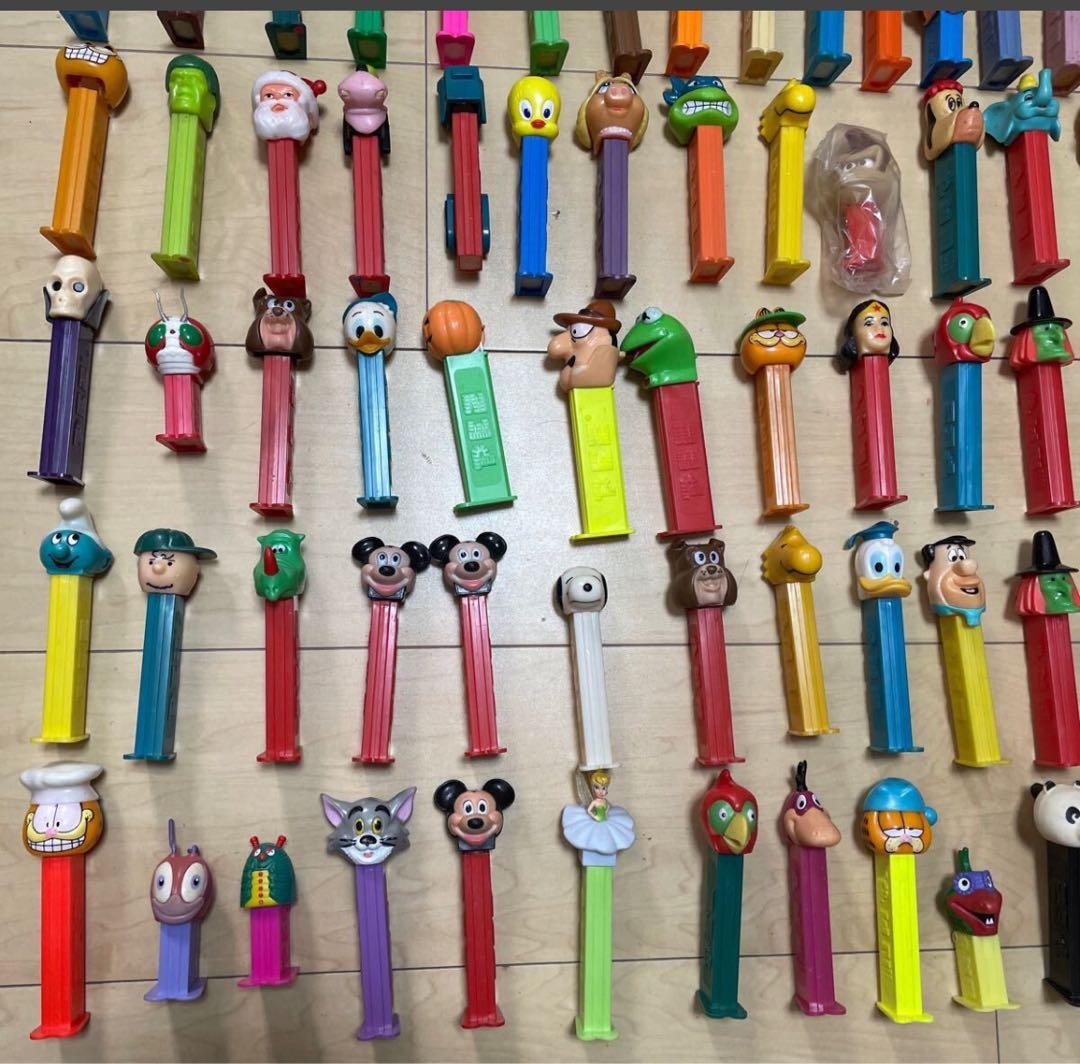 PEZ ペッツ/旧ペッツ/大量 まとめ売り/約110個以上/昭和レトロ/当時物