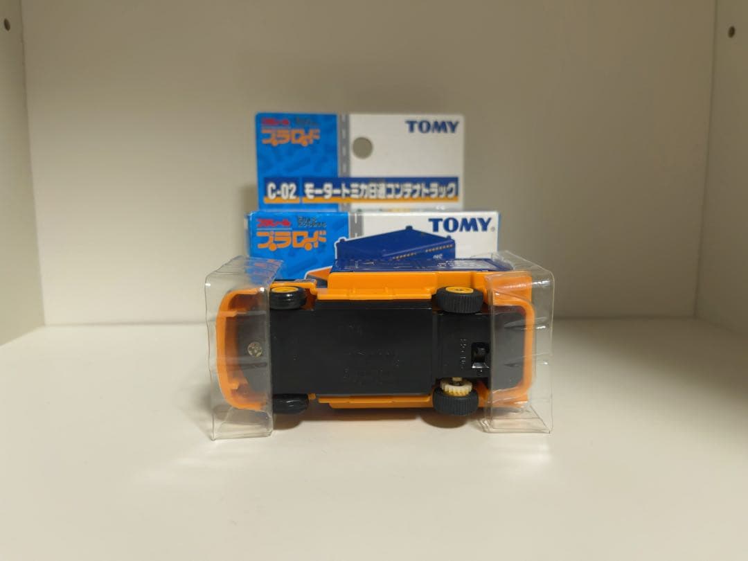 じ*く様 【新品未使用】プラロード 中国製 モータートミカ 日通 コンテナ トラ