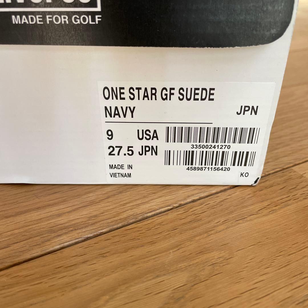 CONVERSE ONE STAR GF SUEDE ネイビー ワンスターゴルフ