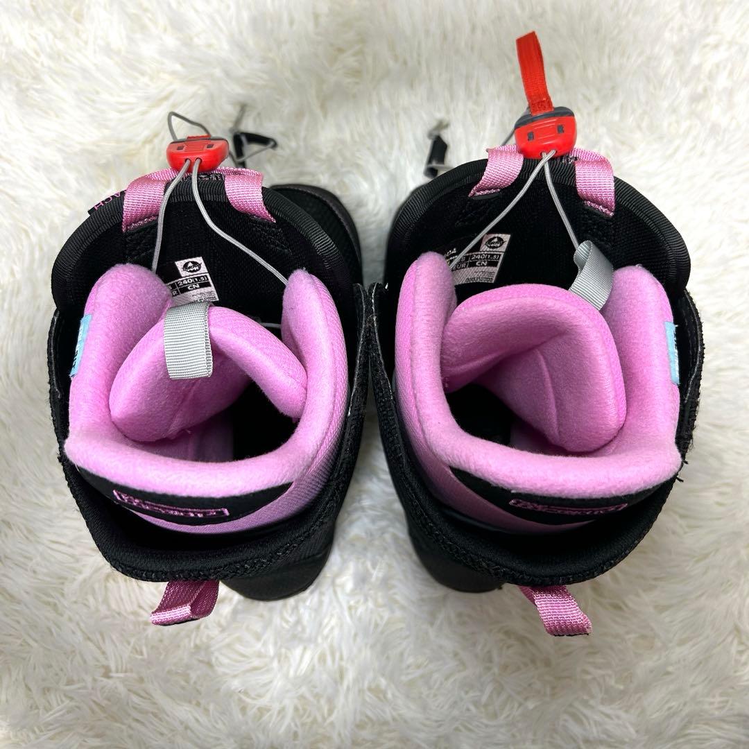 Burton peacスノーボードブーツ 24cm ブラック　ピンク BOA