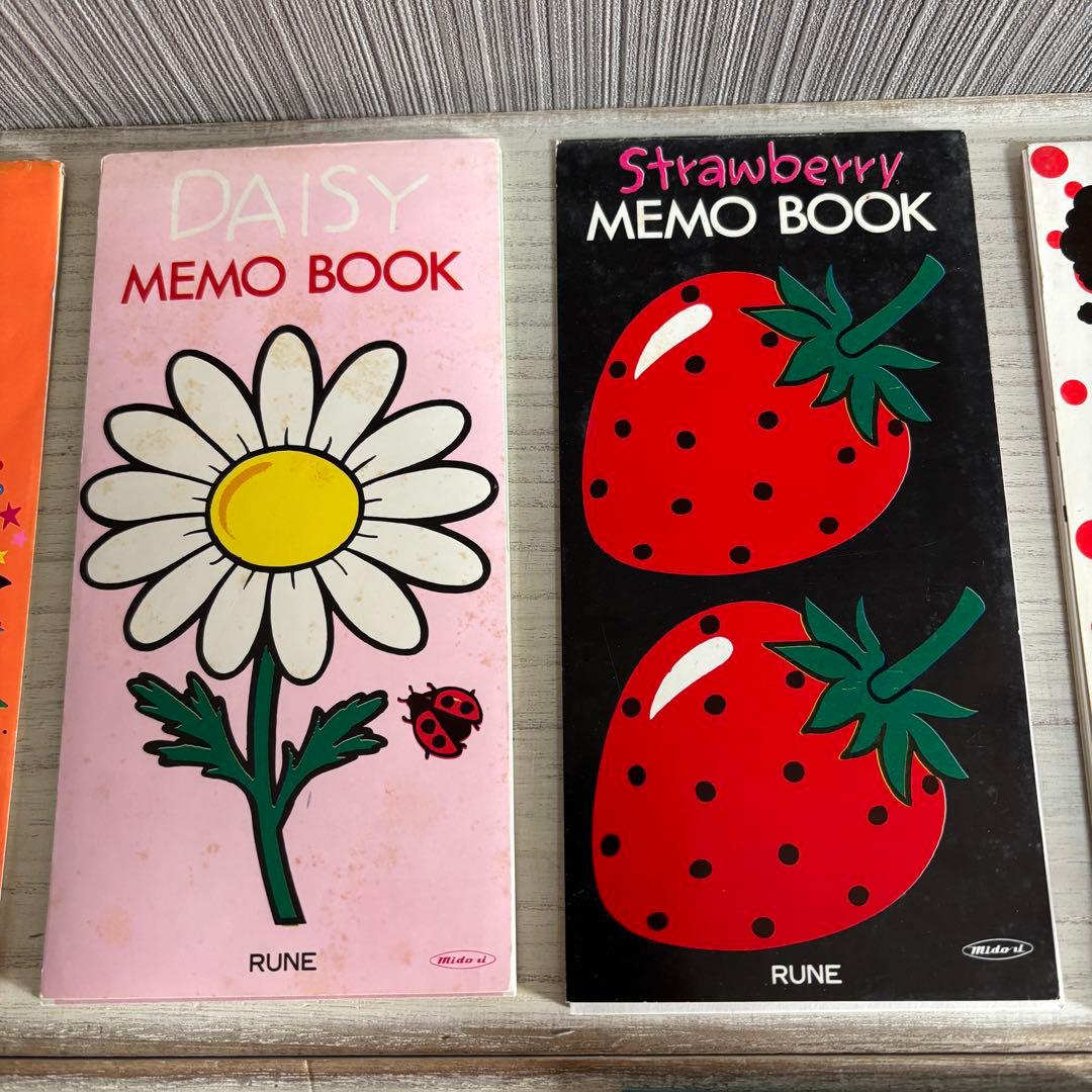 内藤ルネ パンダ ルル メモ帳 7冊セット 昭和レトロ 当時物 水森亜土