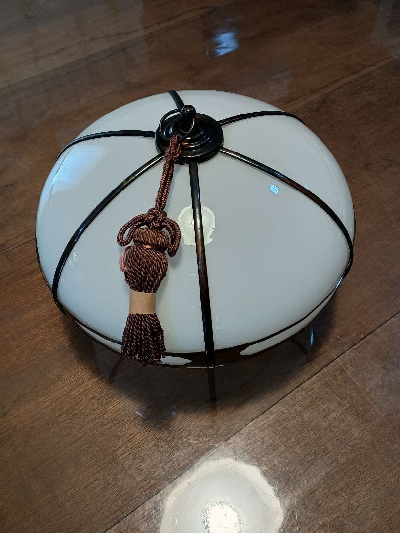 大正ロマン 真鍮ボンボリ型 電笠デッドストック