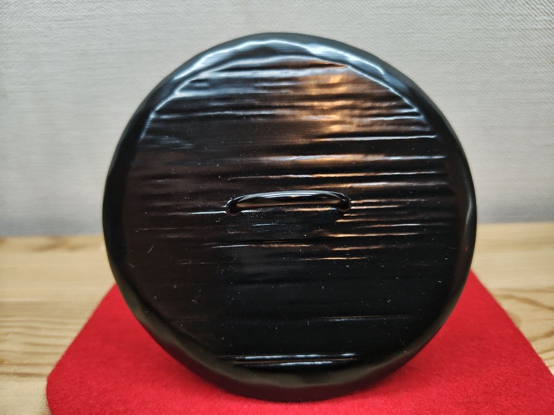 送料込【逢絢亭】茶道具 水指 萩焼 芋頭水指 表千家在判 １１世 坂高麗左衛門