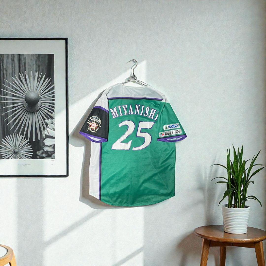 ◎2016 北海道新幹線記念◎宮西尚生　ユニフォーム★L★日ハム★常盤グリーン