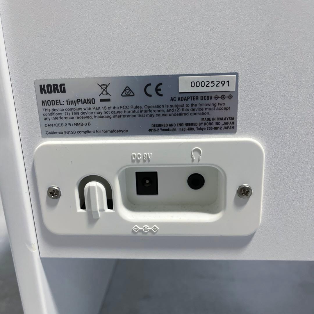 KORG tinyPIANO タイニーピアノ ミニ25鍵 ハローキティモデル