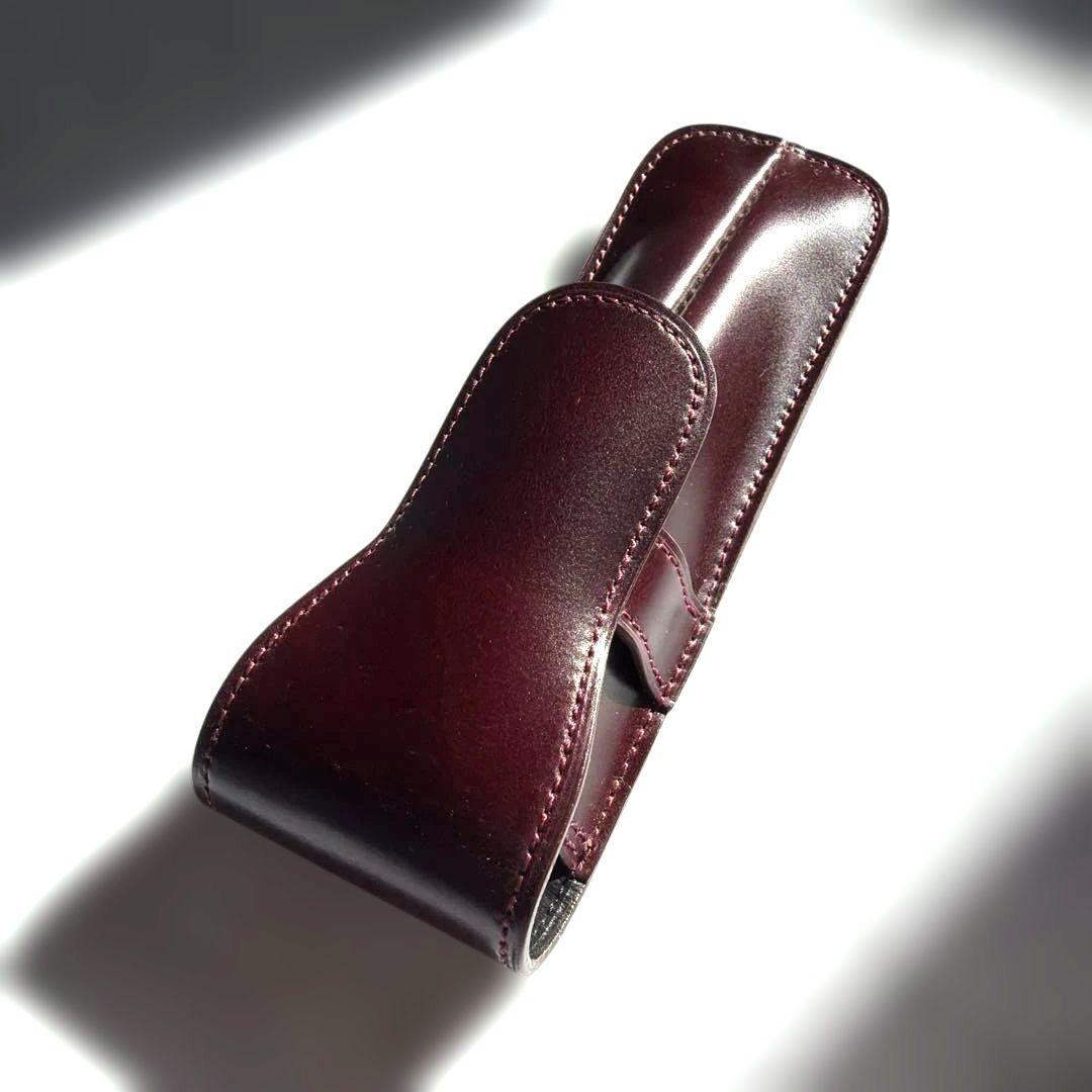 brelio ブレイリオ コードバン ペンケース2本差し【未使用品】