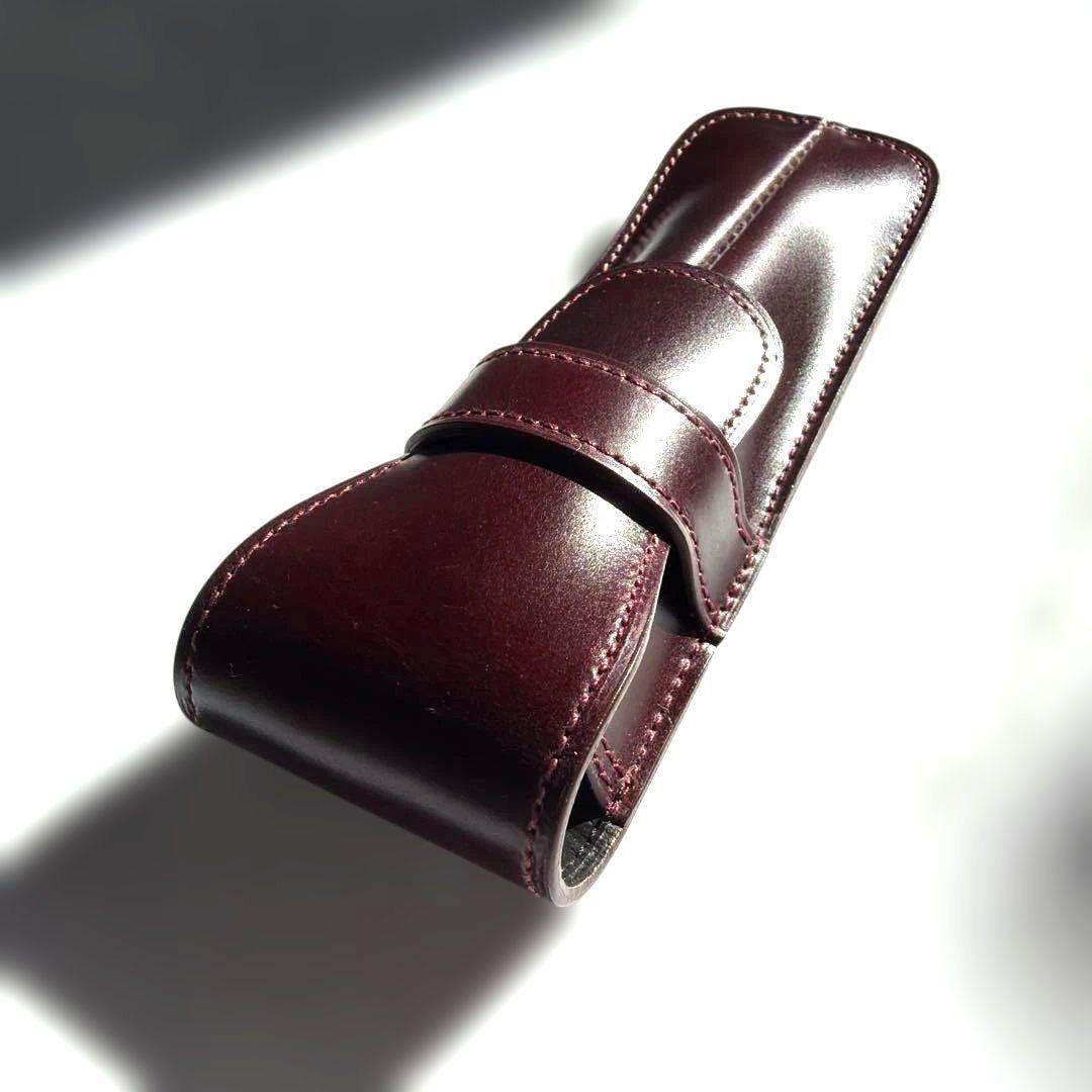 brelio ブレイリオ コードバン ペンケース2本差し【未使用品】