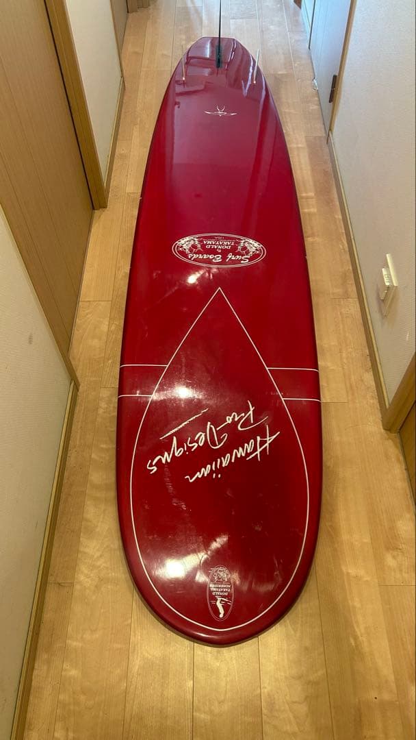 【都内の自宅引取り限定】ロングボード インザピンク 9.0ftドナルドタカヤマ