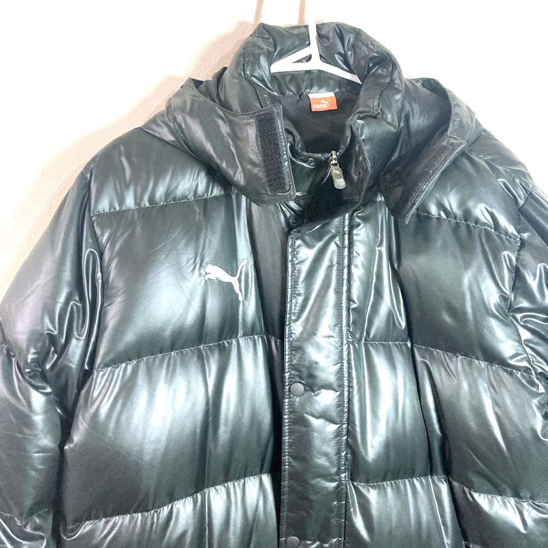 【極美品✨】PUMA プーマ ベンチコート ロングダウンコート ワンポイントロゴ