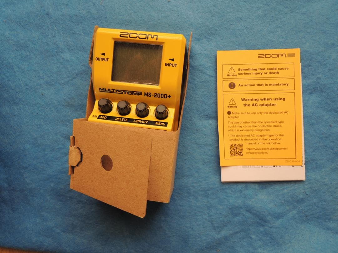 ★新品同様★ZOOM MULTISTOMP MS-200D+