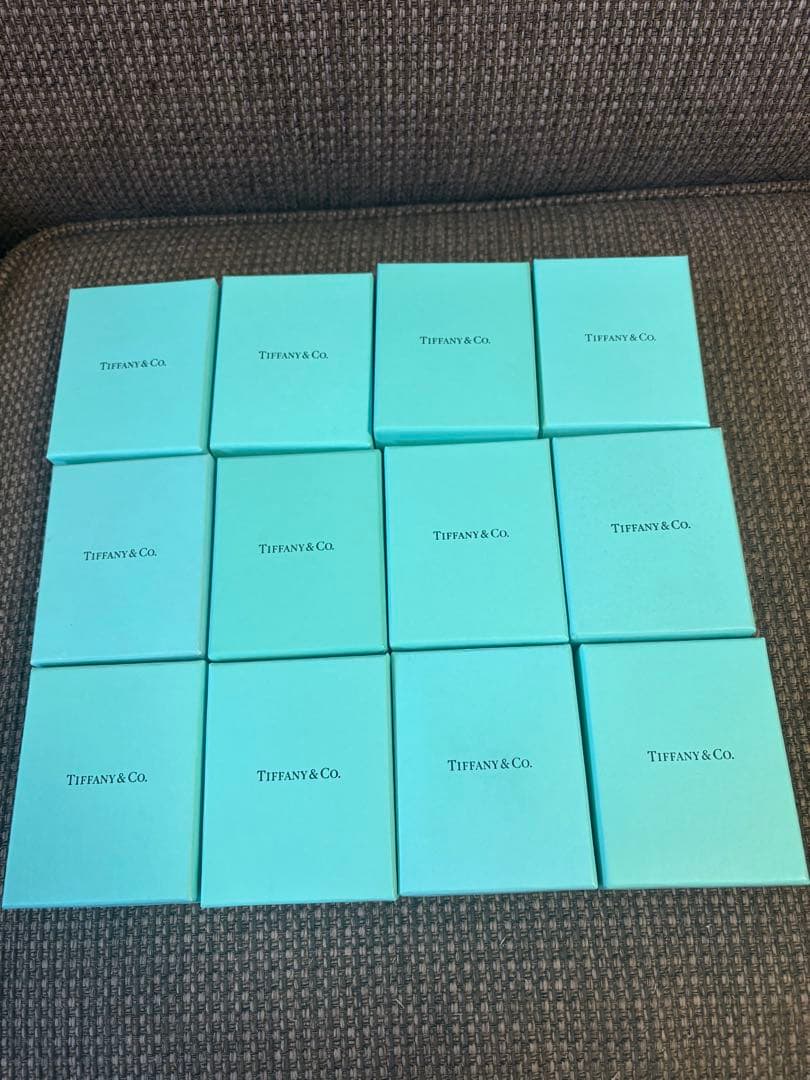 旧型　中古品ティファニー空箱 巾着袋12セット