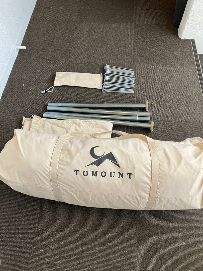 【超美品】TOMOUNT トモウント ワンポールテント TC テント 3〜4人