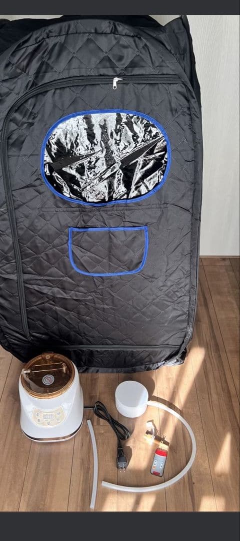 ブラックサウナバッグ スチーム機器付き