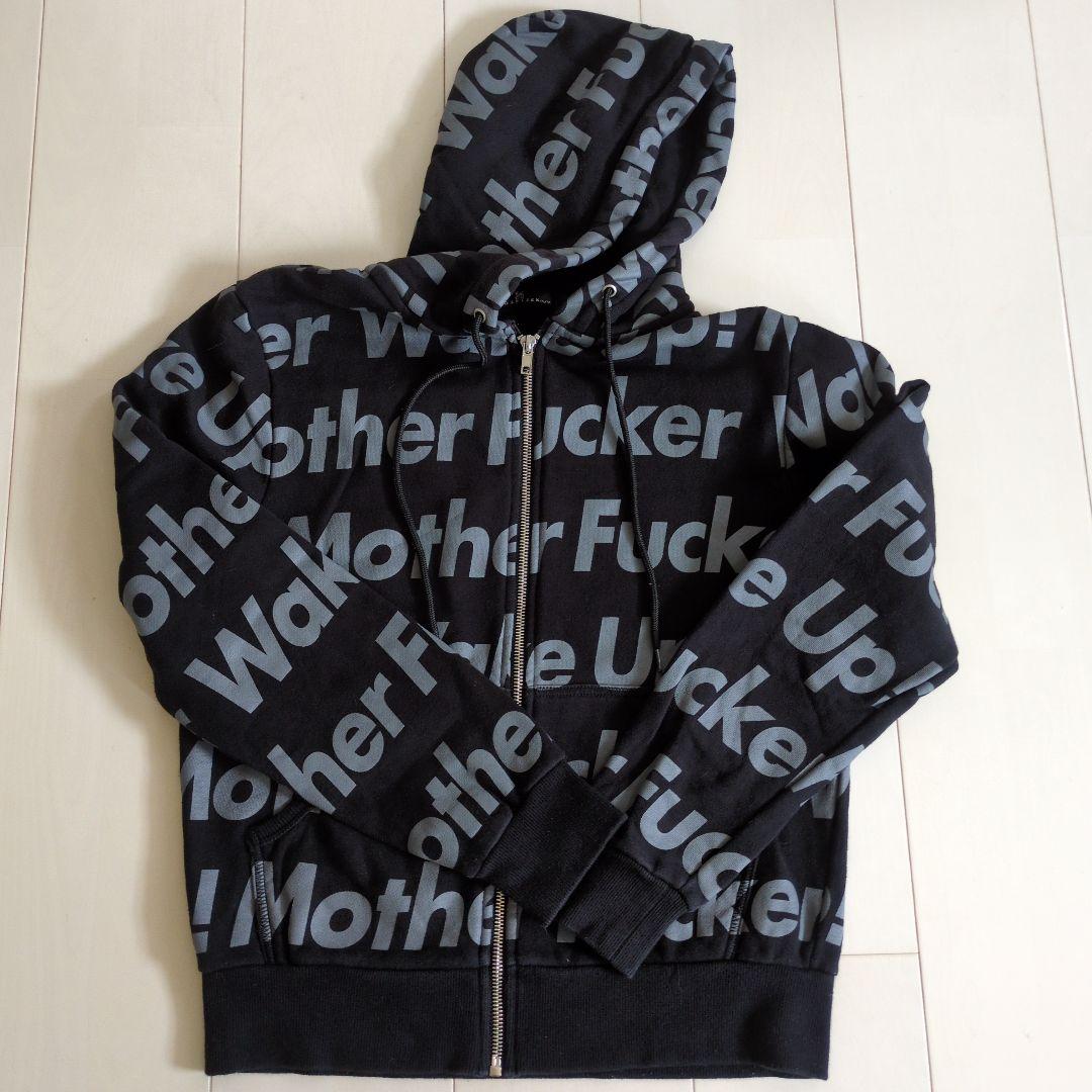 ロゴプリント フルジップパーカー ブラック LUNASEA Jグッツ