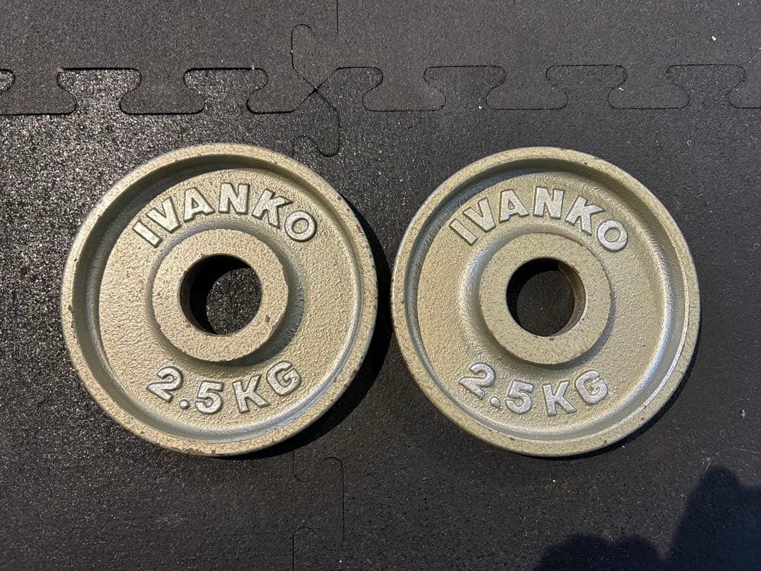 IVANKO イヴァンコ　オリンピックプレート 10kg×2枚