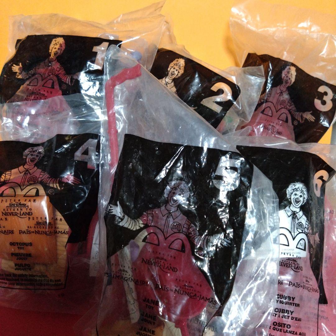 マクドナルド　ネバーランド　ピーターパン　未開封品　フルコンプ　ミールトイ