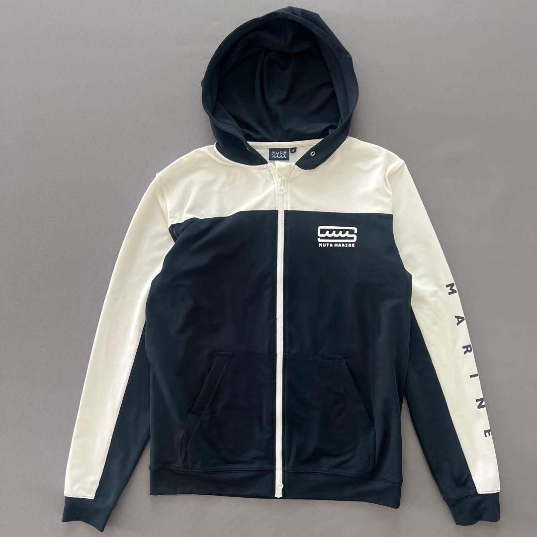 MUTA MARINE ムータマリン　パーカー　ゴルフ　メンズ　バイカラー　ロゴ