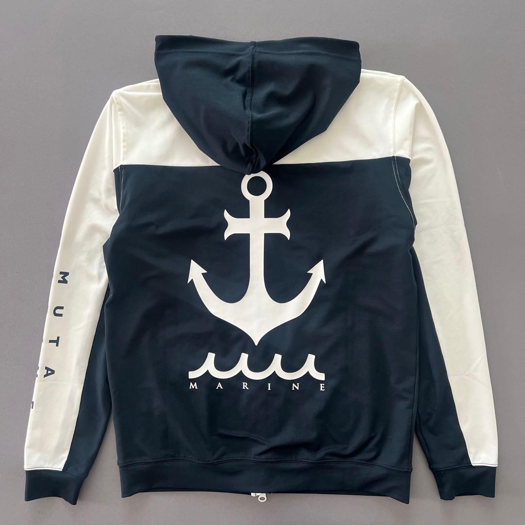 MUTA MARINE ムータマリン　パーカー　ゴルフ　メンズ　バイカラー　ロゴ