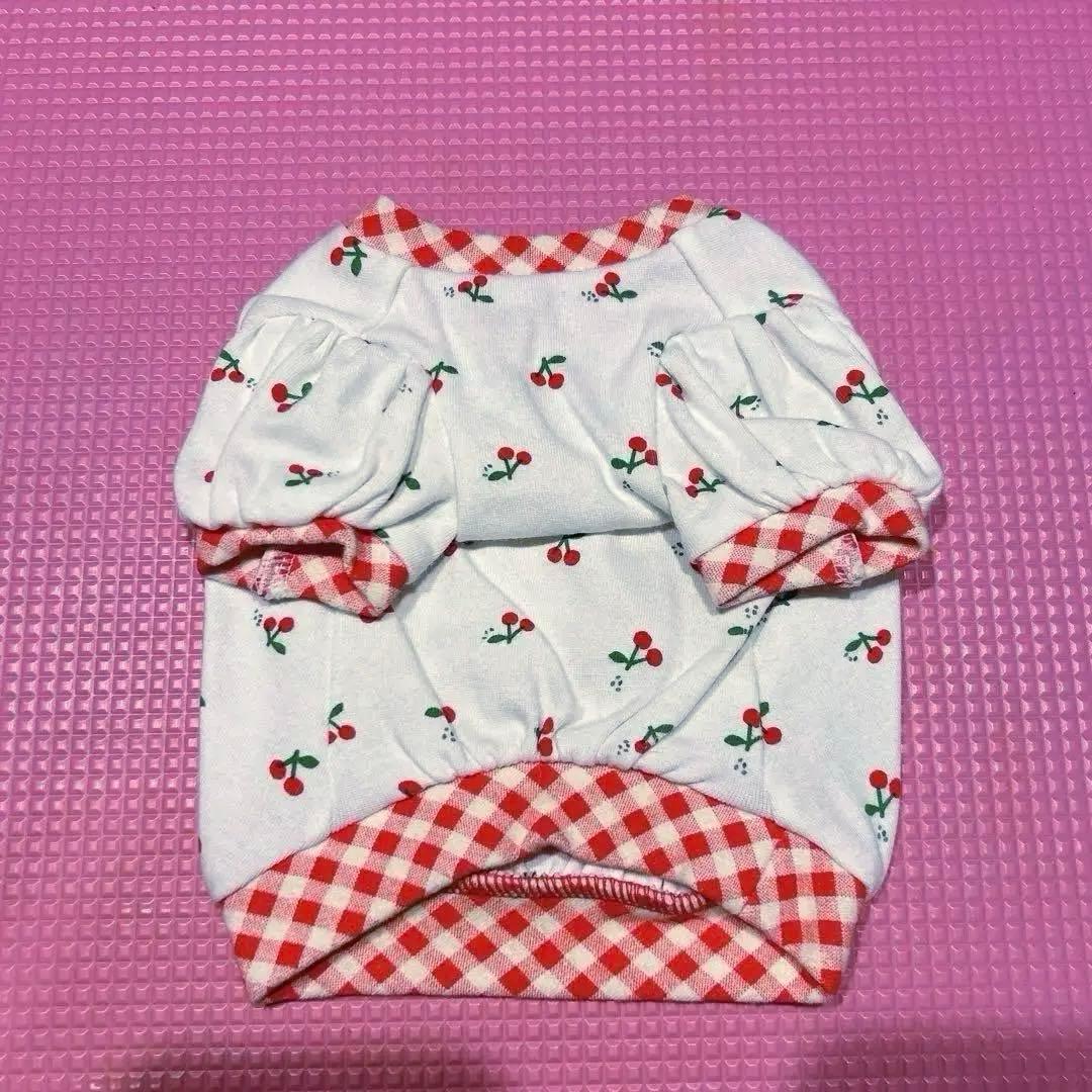 アトリエgg★チェリー柄パフTシャツ19ハーフ★ateliergg