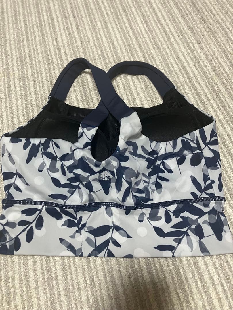 SUKALAリーフバッククロスブラトップ ＆リーフパネルレギンス S上下セット