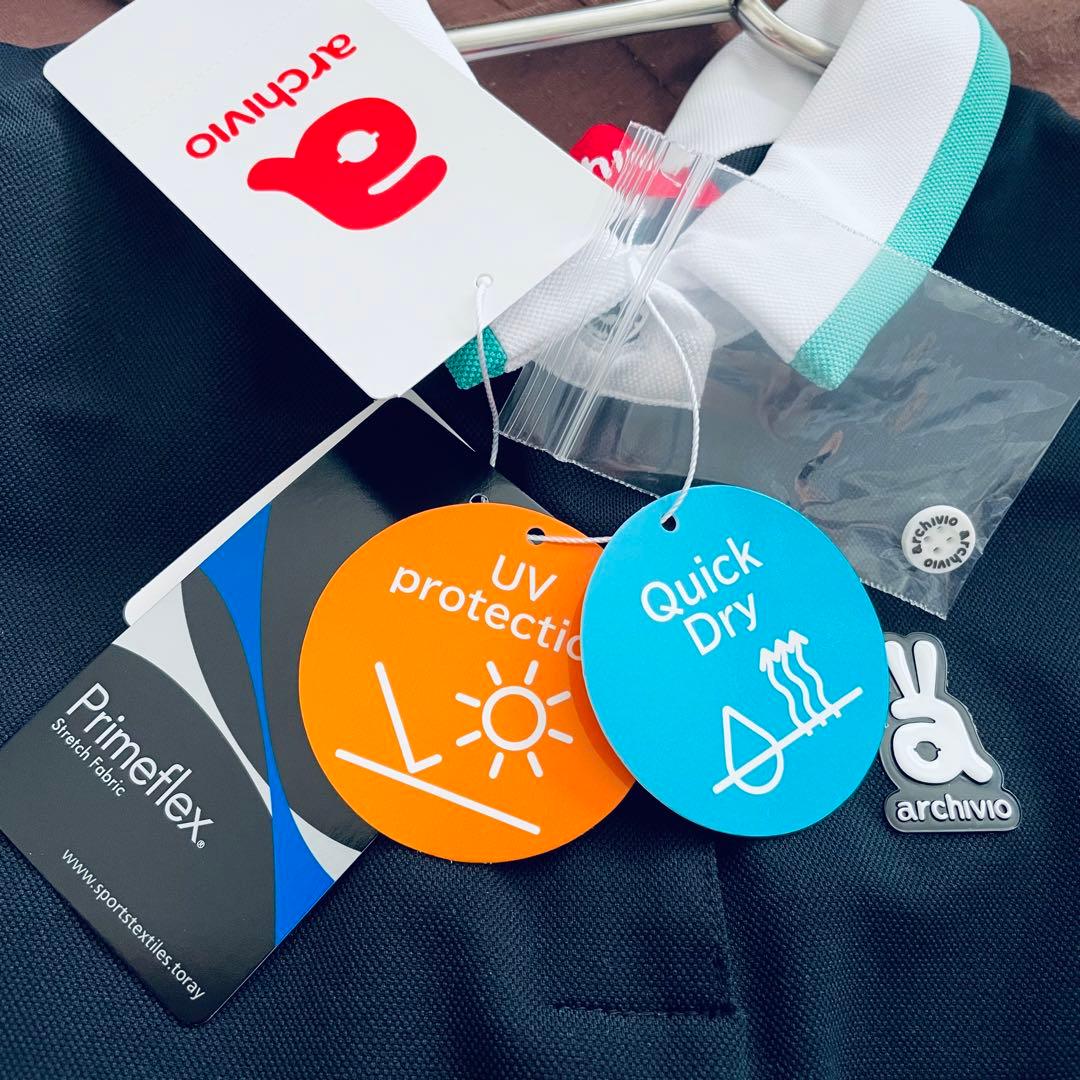 新品 アルチビオ レディース ノースリーブ ポロシャツ サイズ40 L ゴルフ