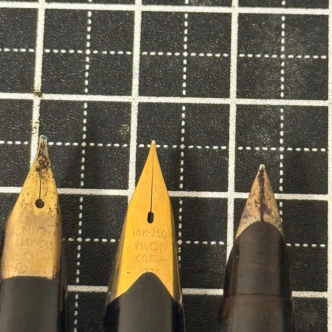 【ジャンク】金ペン 4本セット