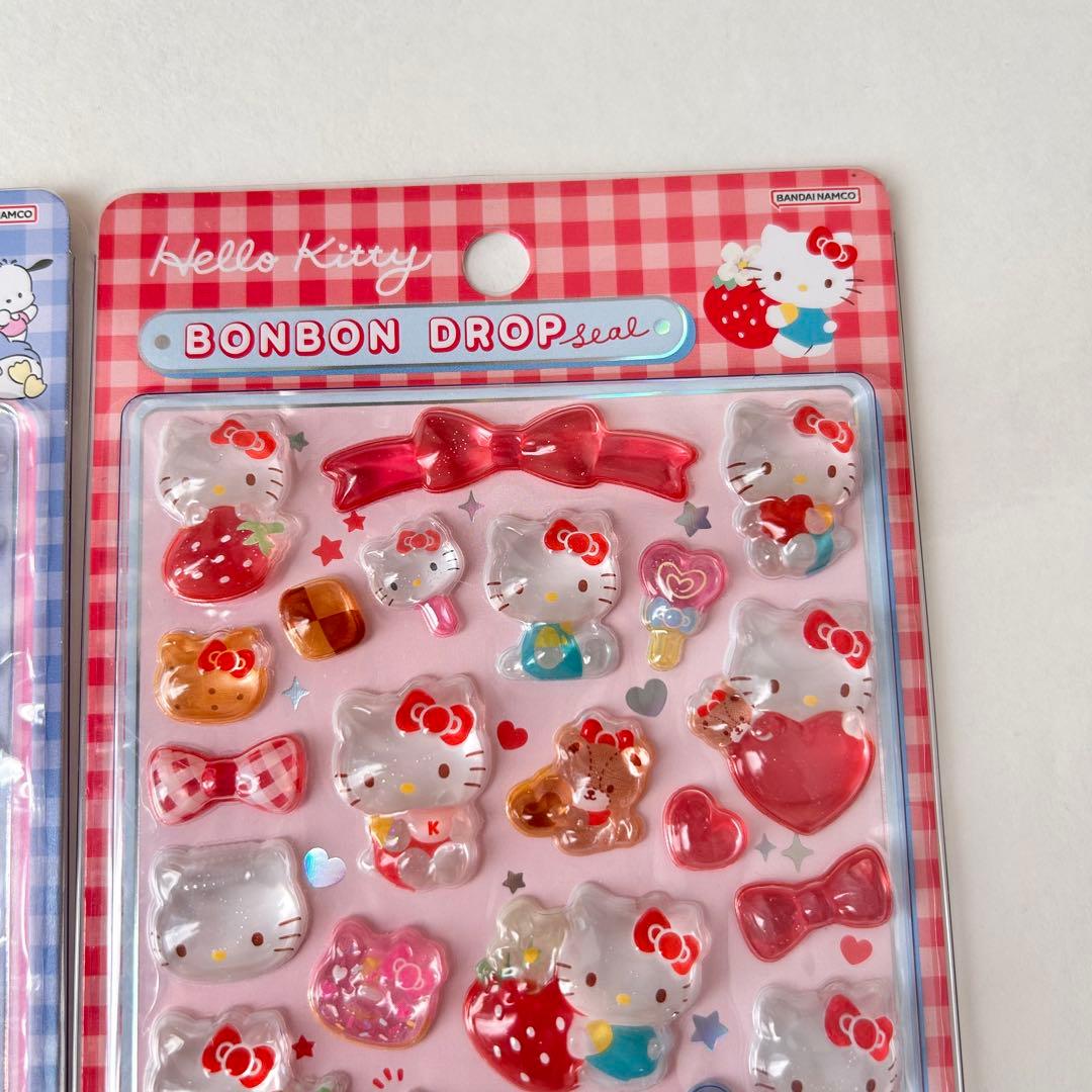 【国内正規品】ボンボンドロップシール第二弾サンリオ5枚セットはぴだんぶいなど