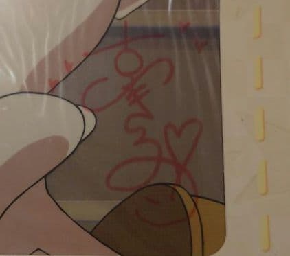 HAPPY★LESSON セル画 直筆サイン入り