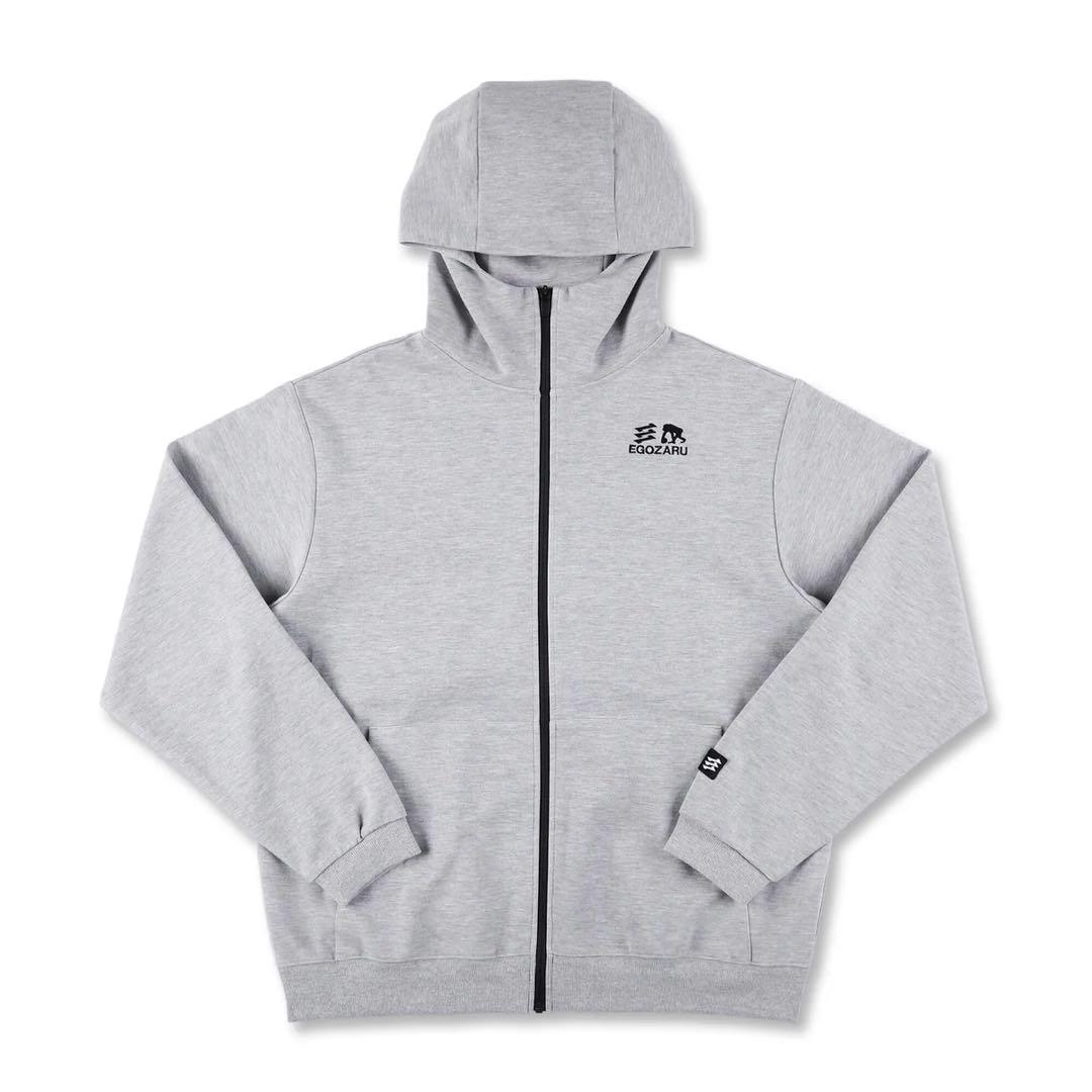 EGOZARU エゴザル ダブルフェイス スウェット ZIPアップパーカ